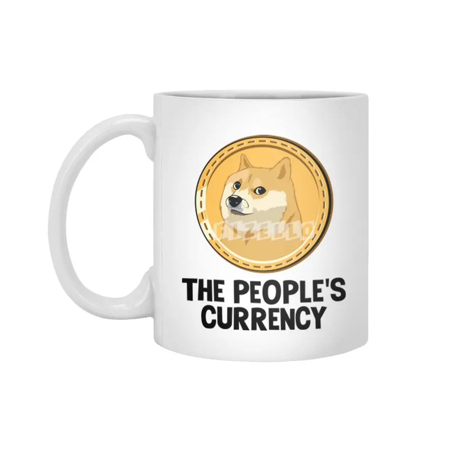 The Peoples Currency Funny Crypto Cryptocurrency Beyaz Kupa