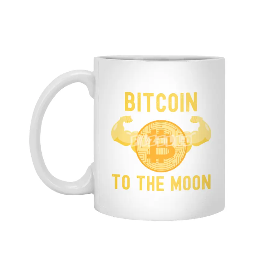 Bitcoin To The Moon - Crypto Lover Beyaz Kupa