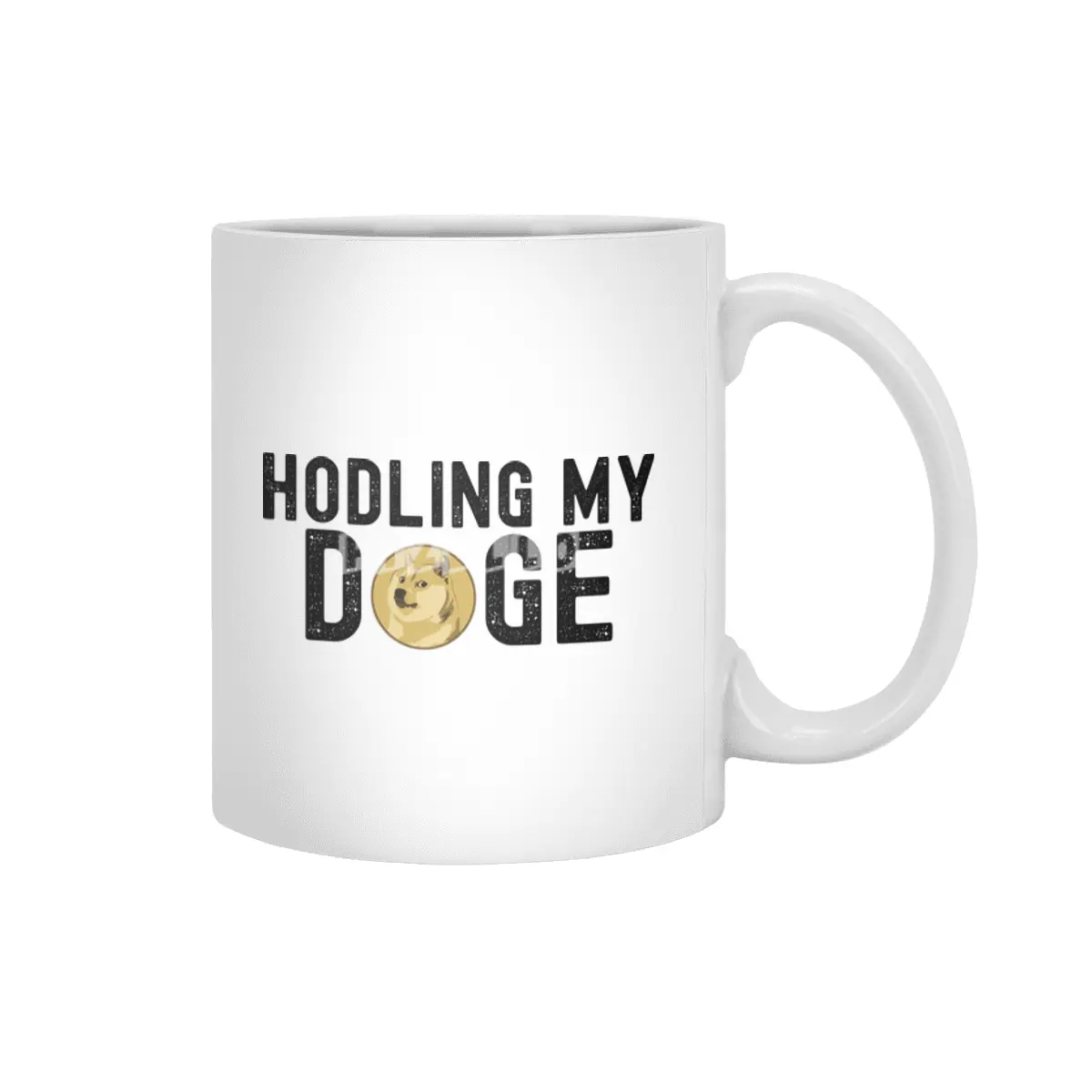 Dogecoin Hodl - Crypto Shirt Beyaz Kupa