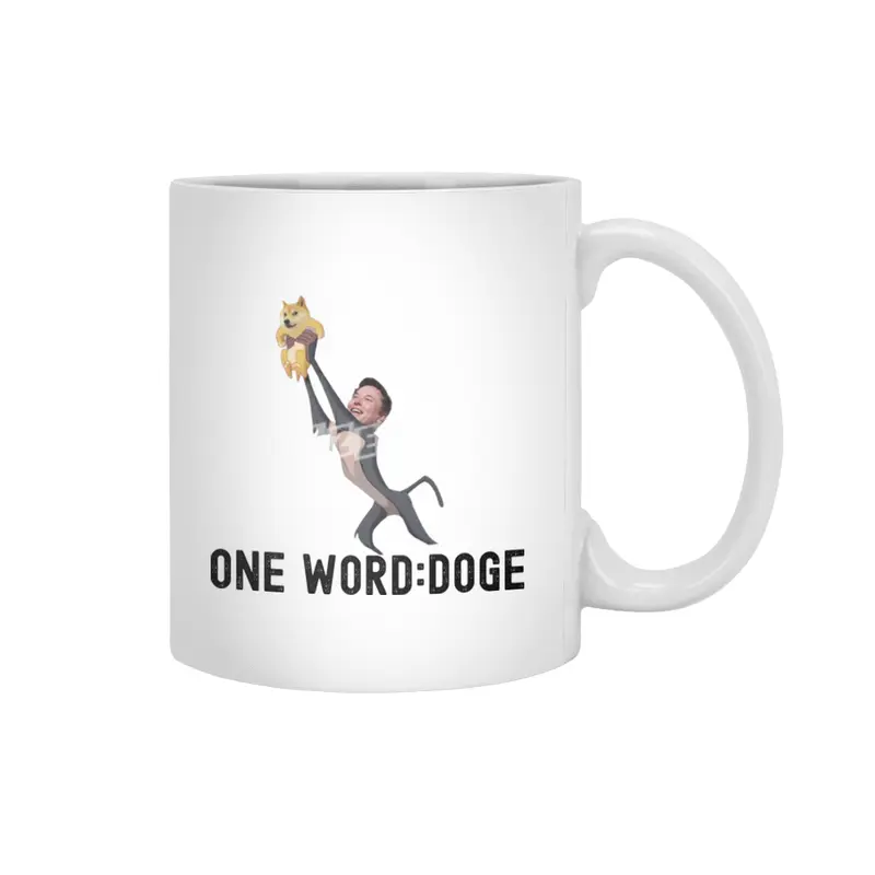 Dogecoin Hodl - Crypto Shirt Beyaz Kupa