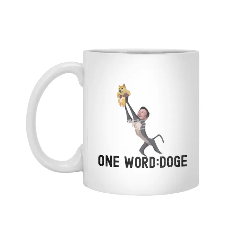 Dogecoin Hodl - Crypto Shirt Beyaz Kupa