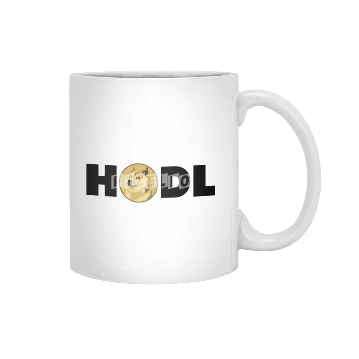Dogecoin Hodl - Crypto Shirt Beyaz Kupa