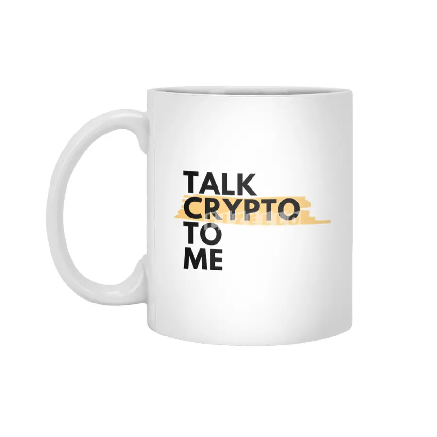 Talk Crypto To Me Beyaz Kupa