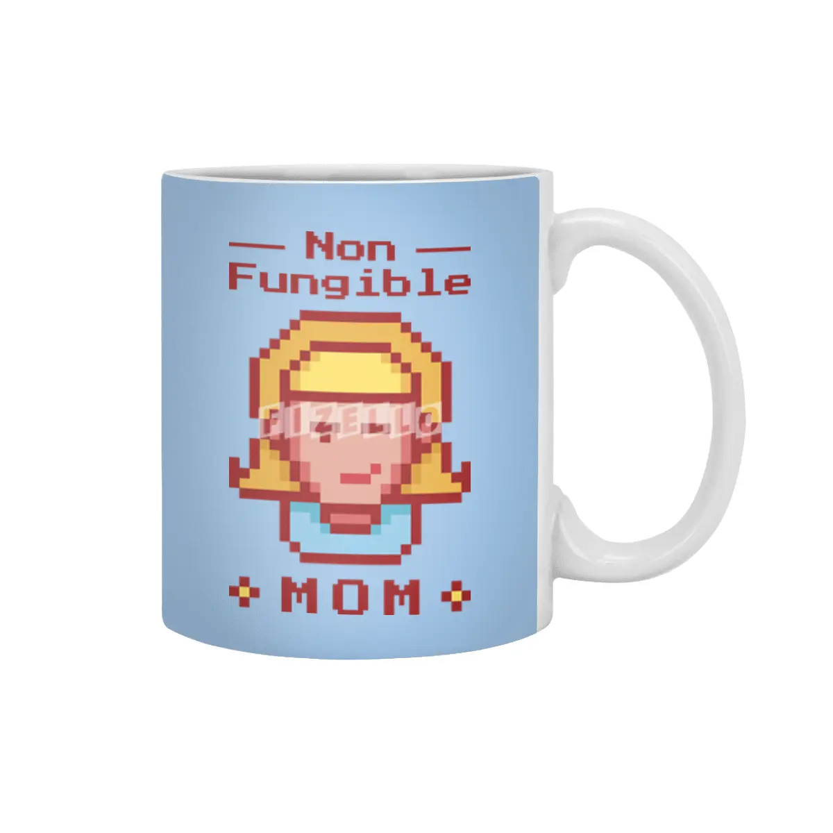 NFT Non-Fungible Mom  Crypto Art Token Mother's Day Beyaz Kupa