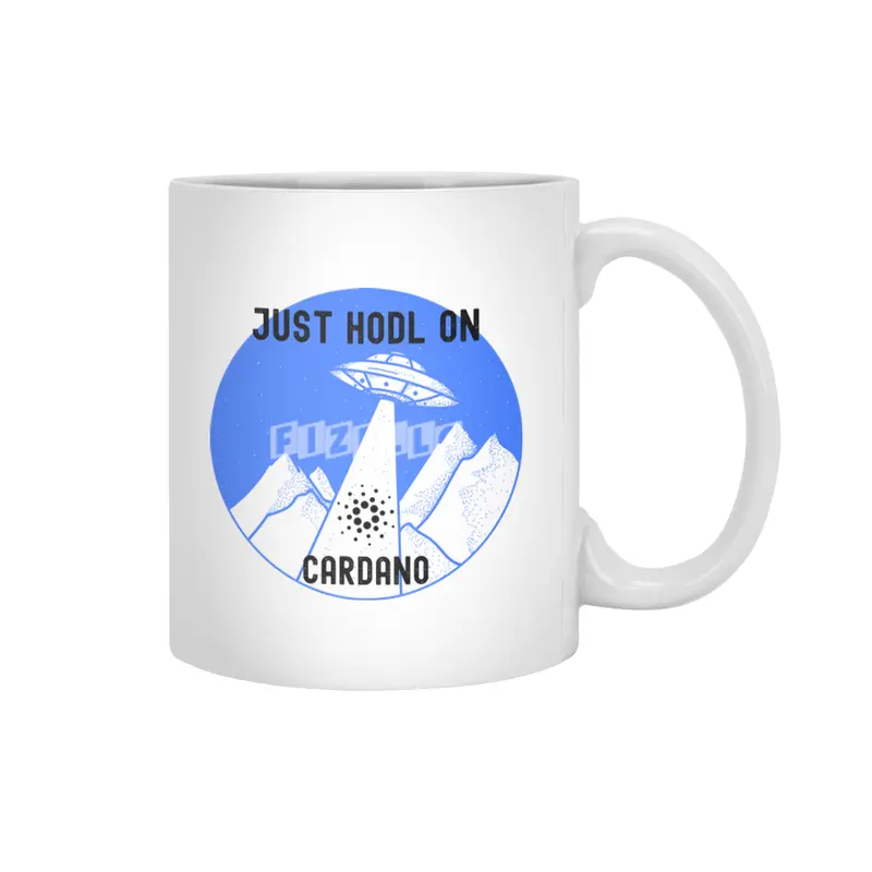 Just Hodl On - Cardano Investor Beyaz Kupa