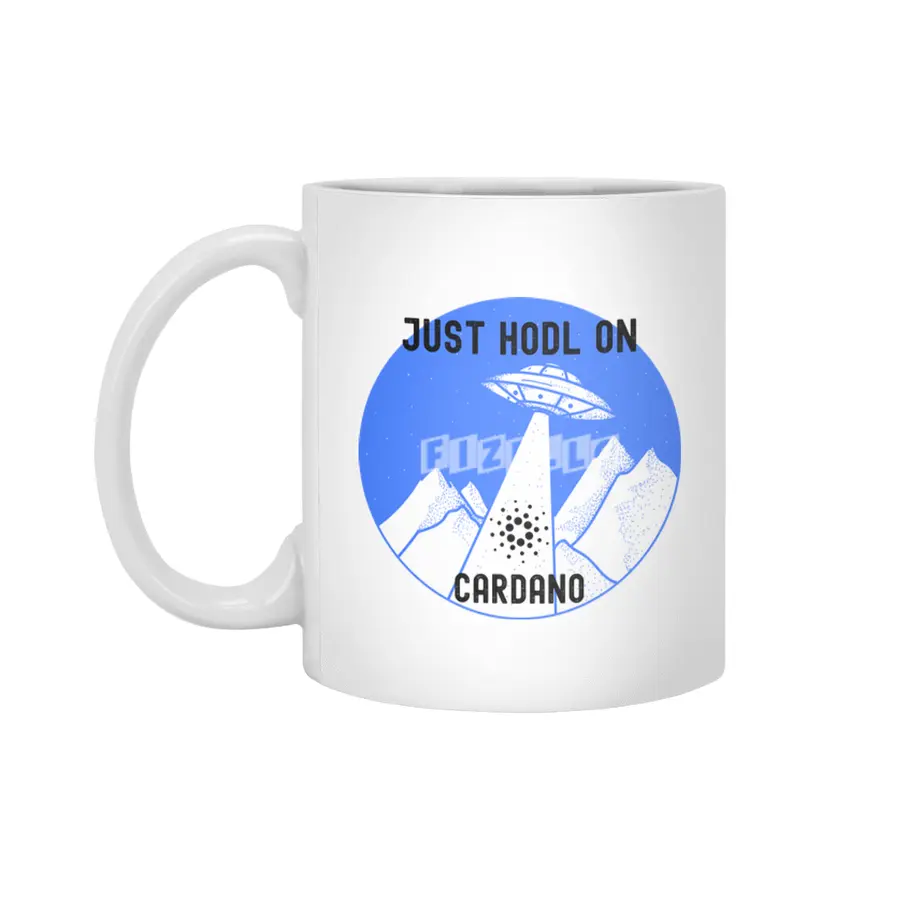 Just Hodl On - Cardano Investor Beyaz Kupa