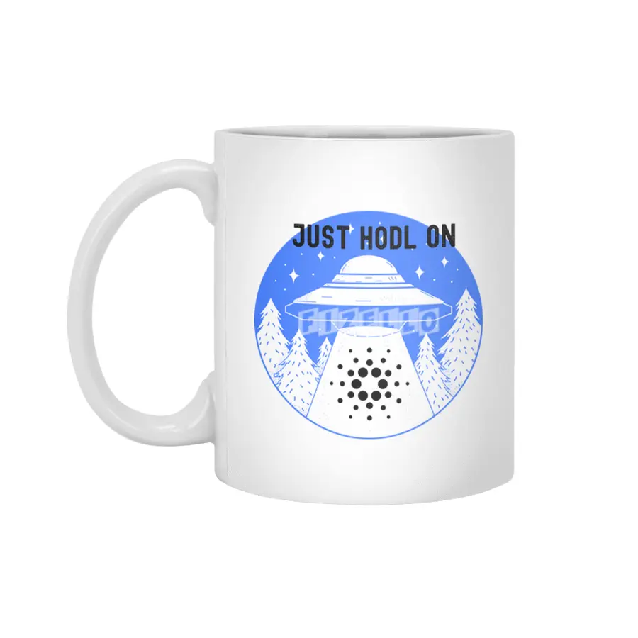 Just Hodl On - Cardano Investor Beyaz Kupa