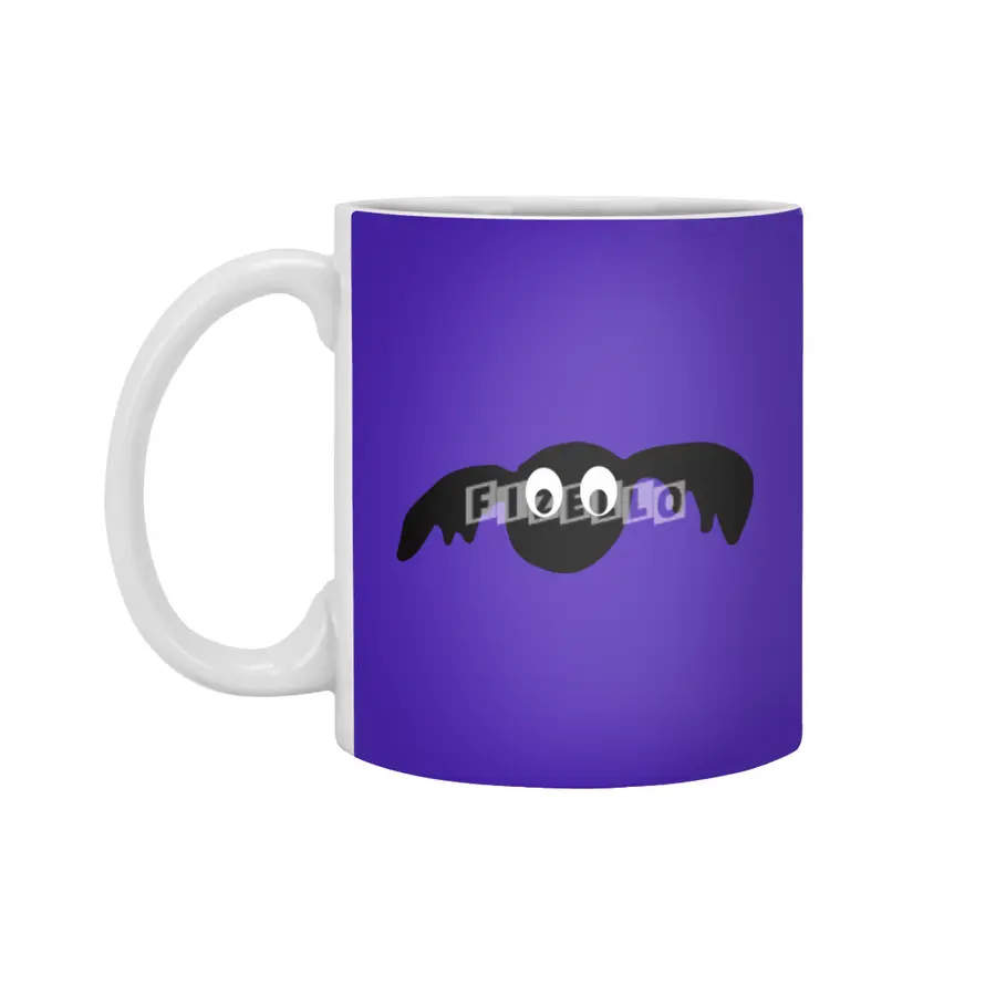 Cute Halloween Bat Beyaz Kupa
