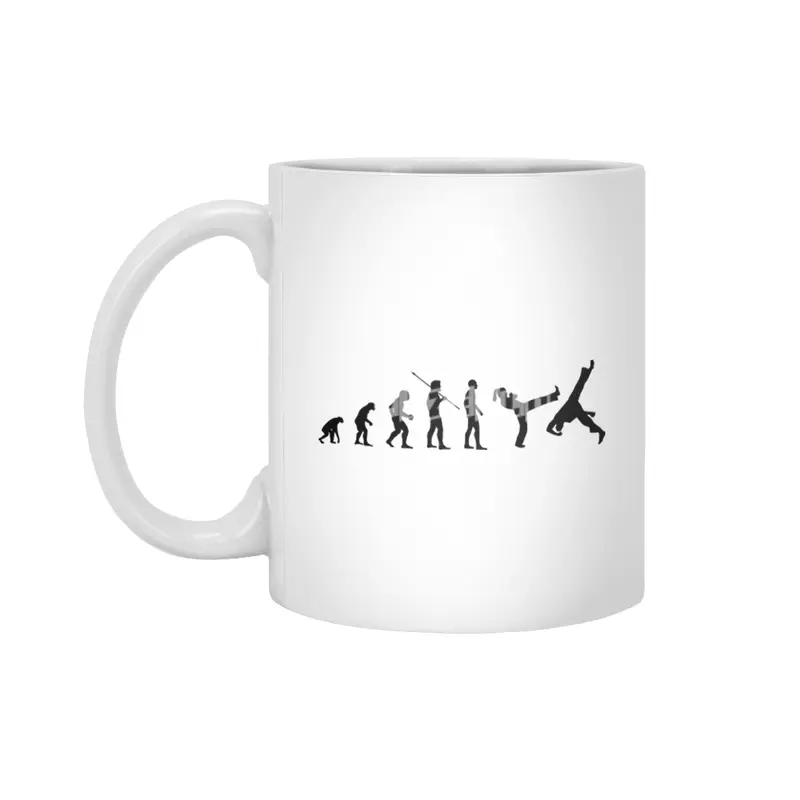 Capoeira Mankind Evolution Meme Bv Beyaz Kupa