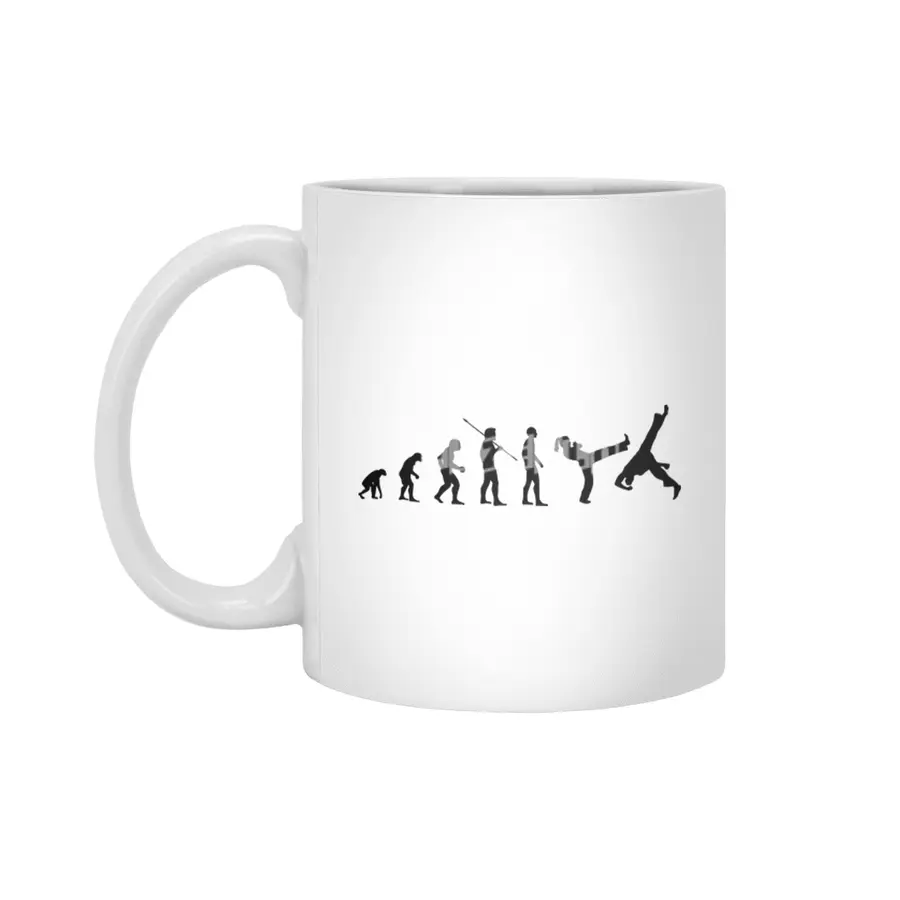 Capoeira Mankind Evolution Meme Bv Beyaz Kupa