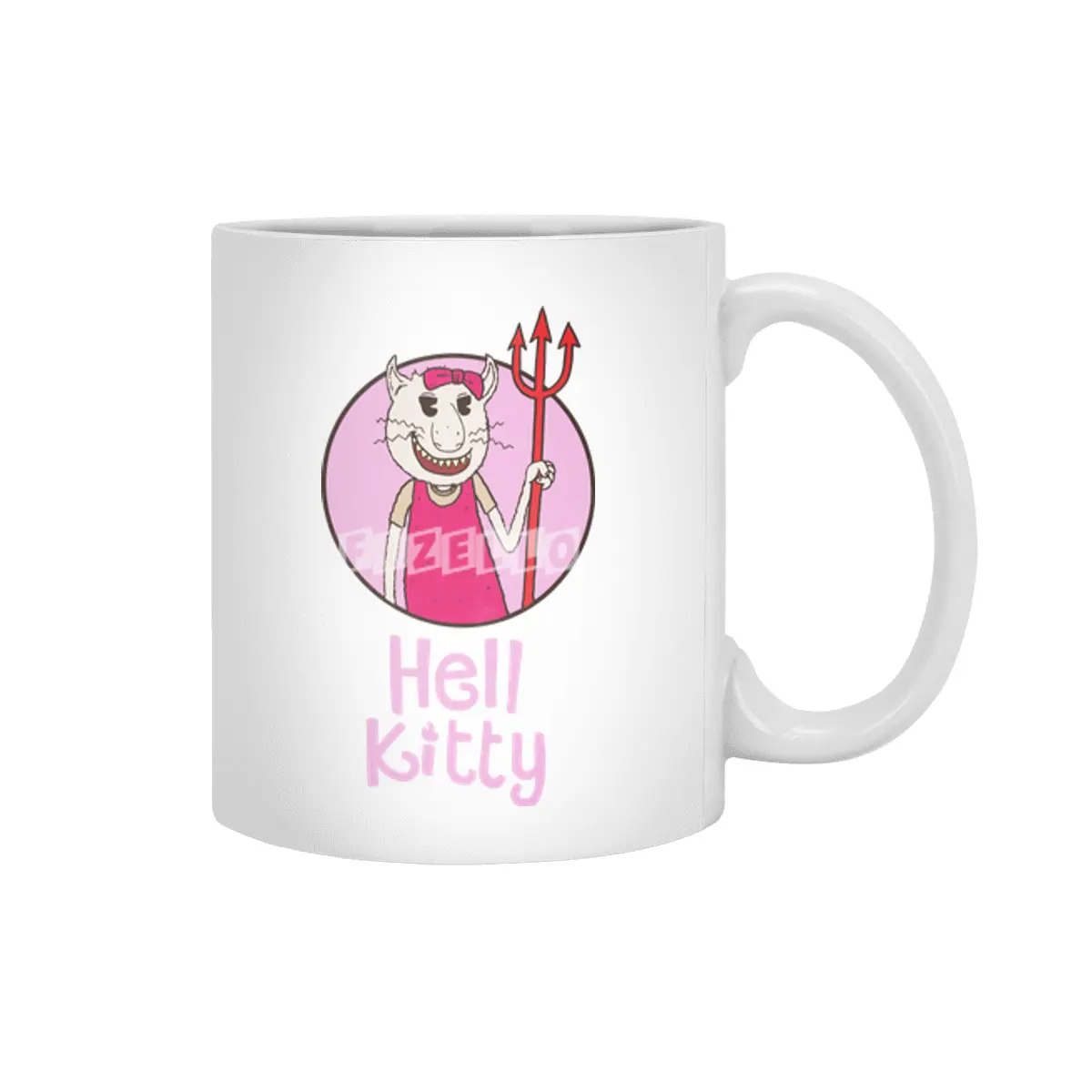 Hell Kitty Beyaz Kupa