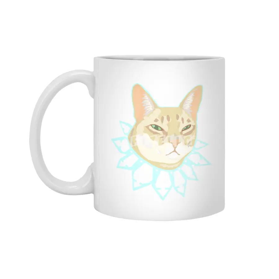 Cool Singapura Cat - Natural  Beyaz Kupa
