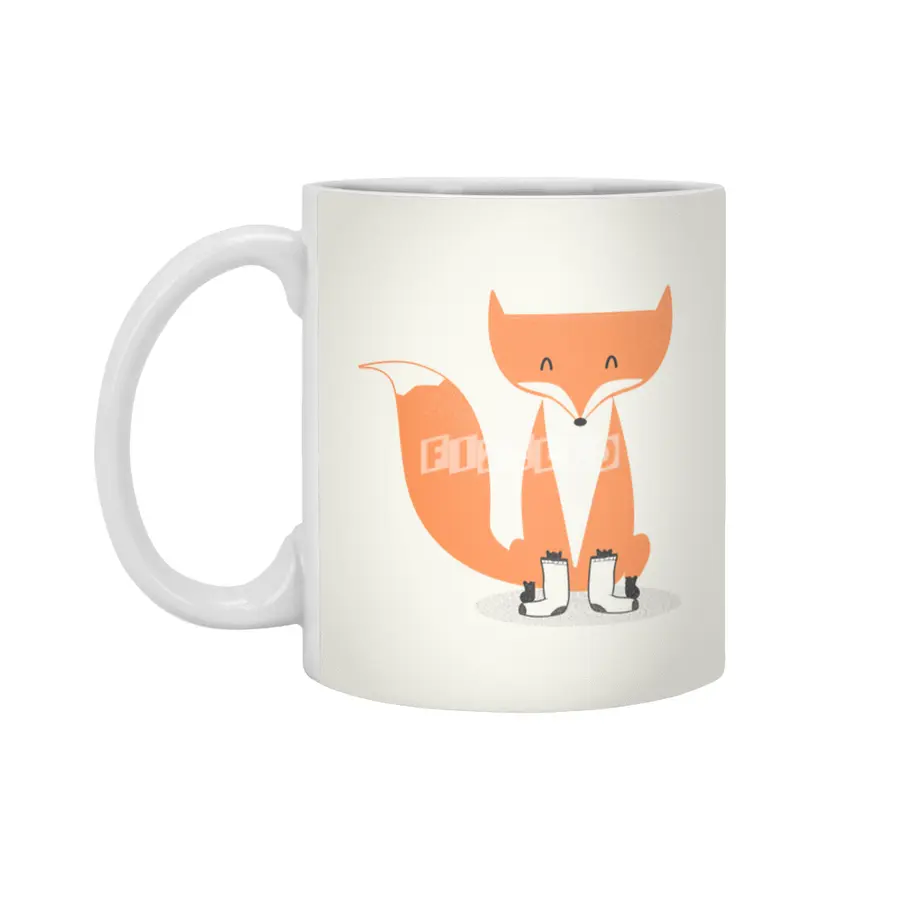 A Fox With Socks Beyaz Kupa