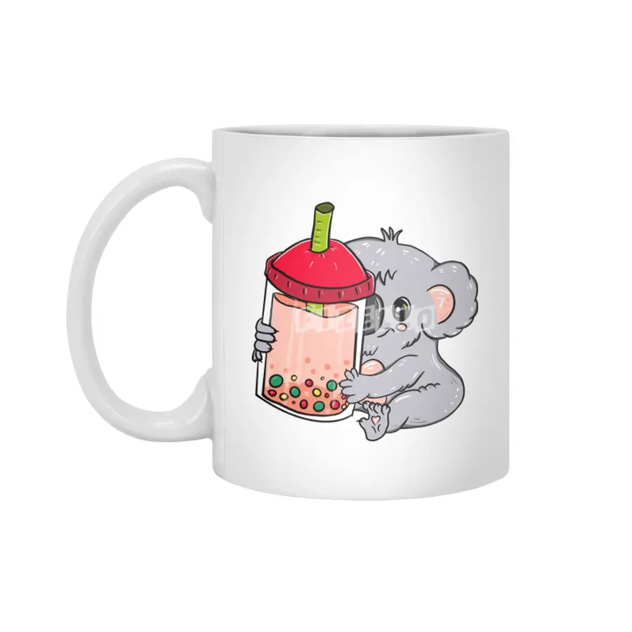 Kawaii koala boba Beyaz Kupa