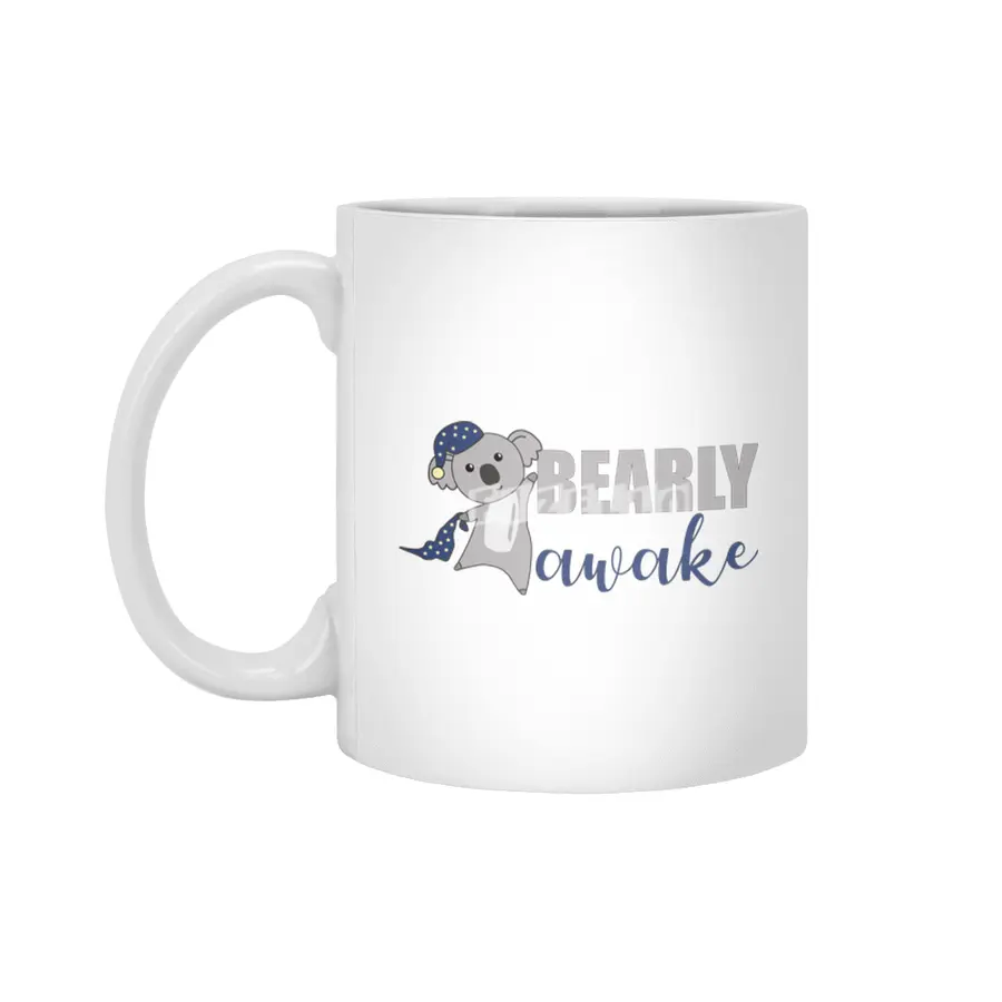 Bearly Awake Koala Sleepyhead Teddy Beyaz Kupa