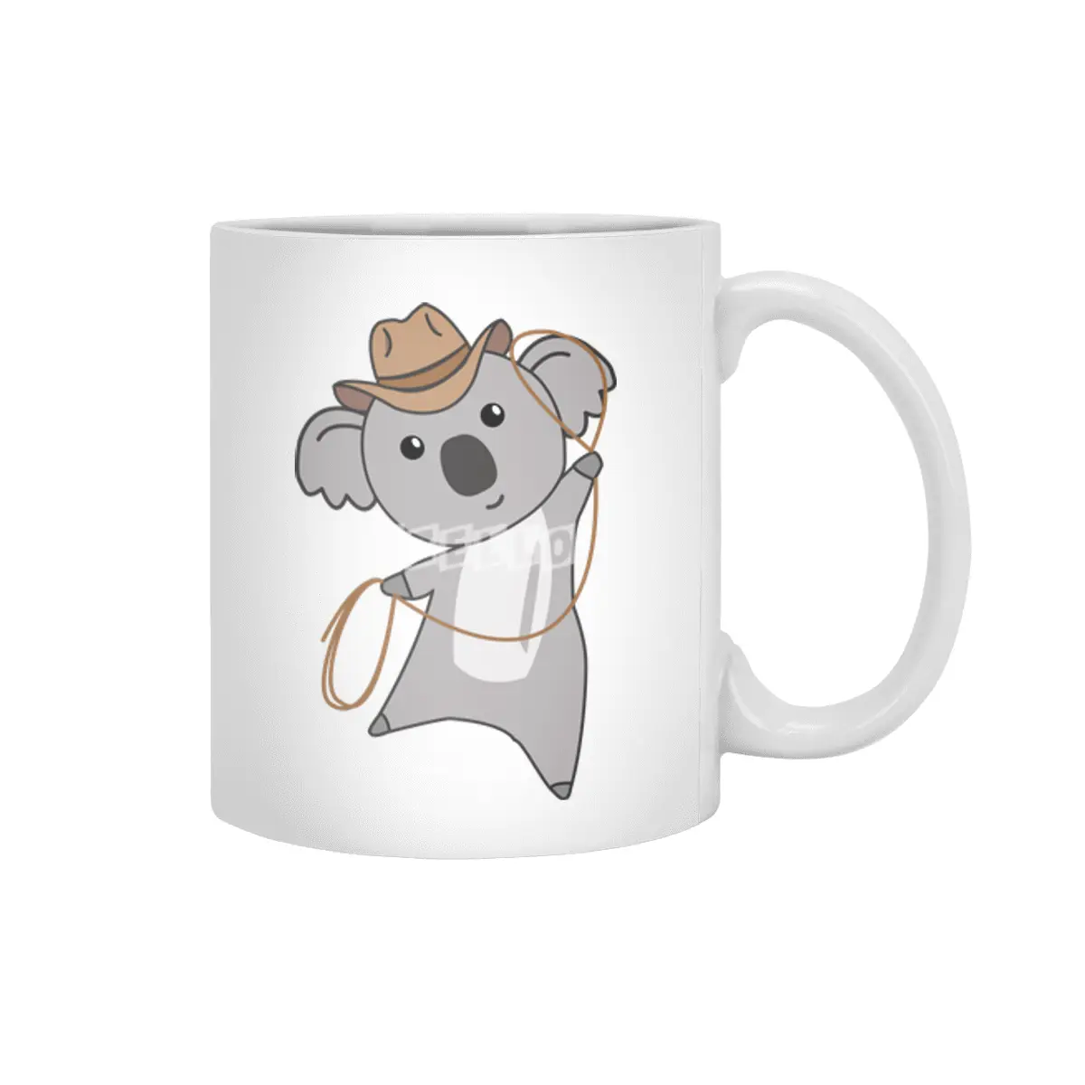 Cowboy Koala Koalas Koala Bear Western Australia Beyaz Kupa