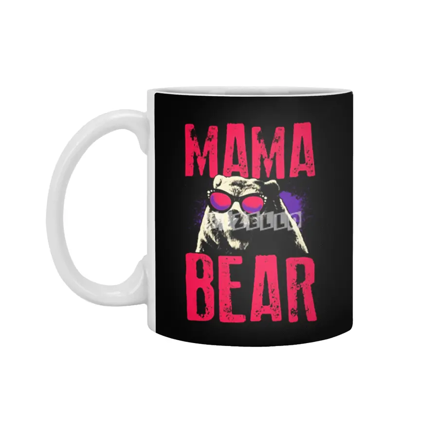Mama Bear Mom Mother Mothers Day Matching Family For Women Beyaz Kupa
