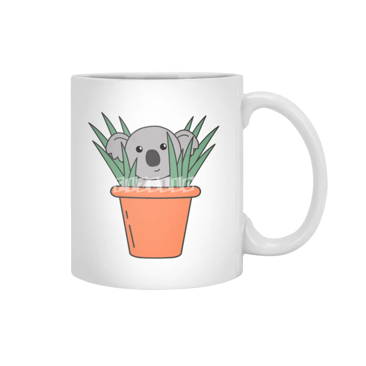 Koala In Flower Top Funny Koala Bear Koalas Beyaz Kupa