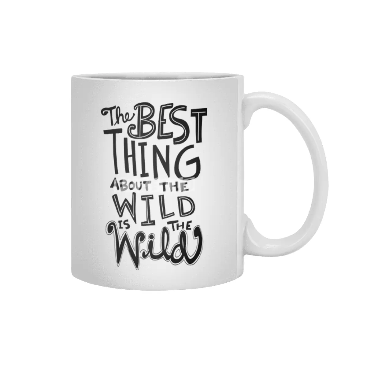 The Best Thing About the Wild is the Wild Beyaz Kupa