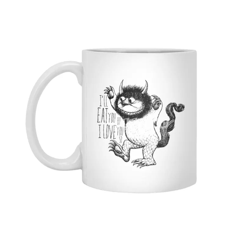 Where The Wild Things Are - I'll Eat You Up I Love You So Beyaz Kupa