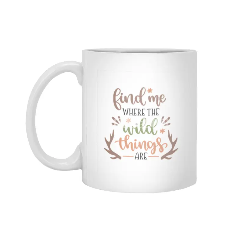 Find me where the wild things are Beyaz Kupa