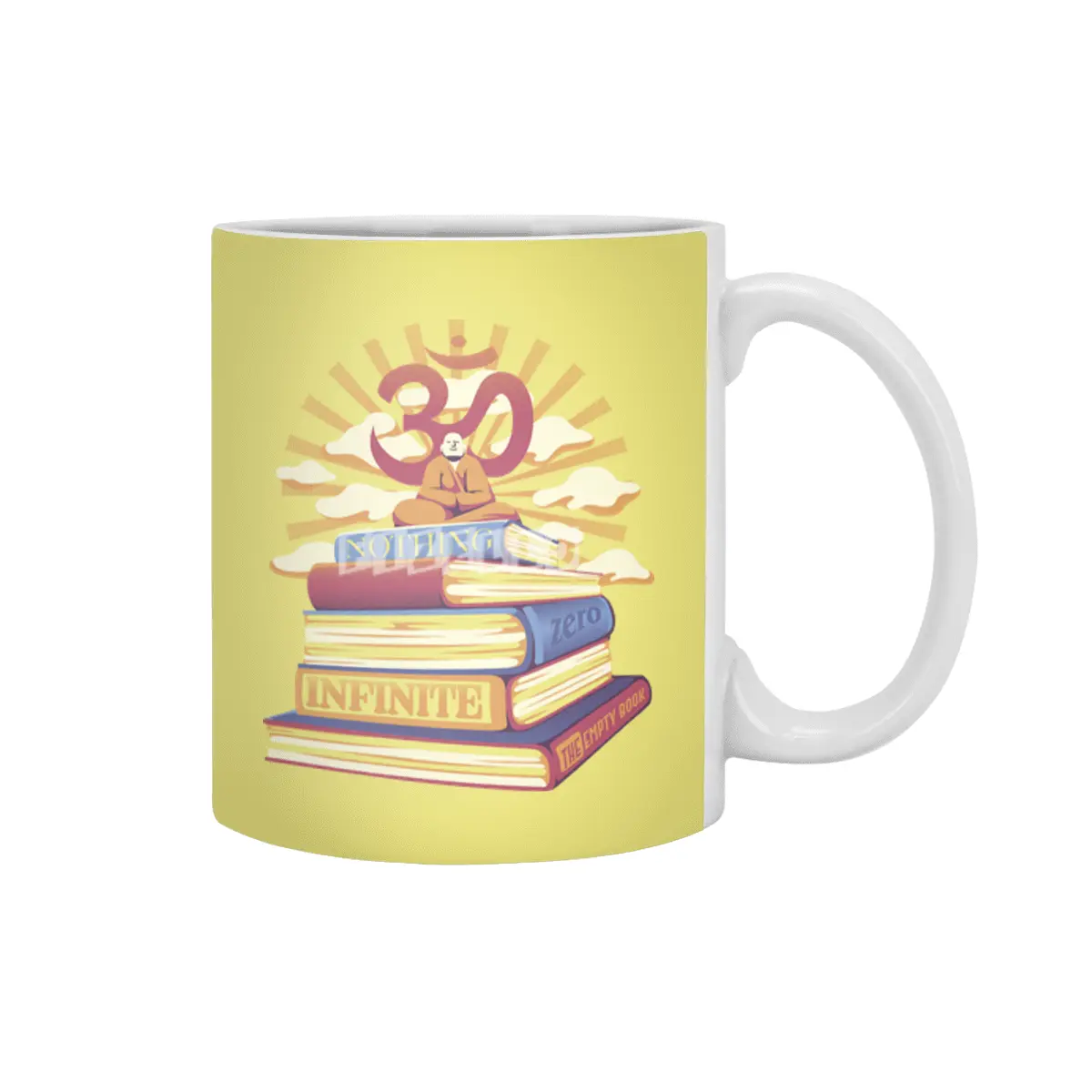 Book Lover Meditation Beyaz Kupa