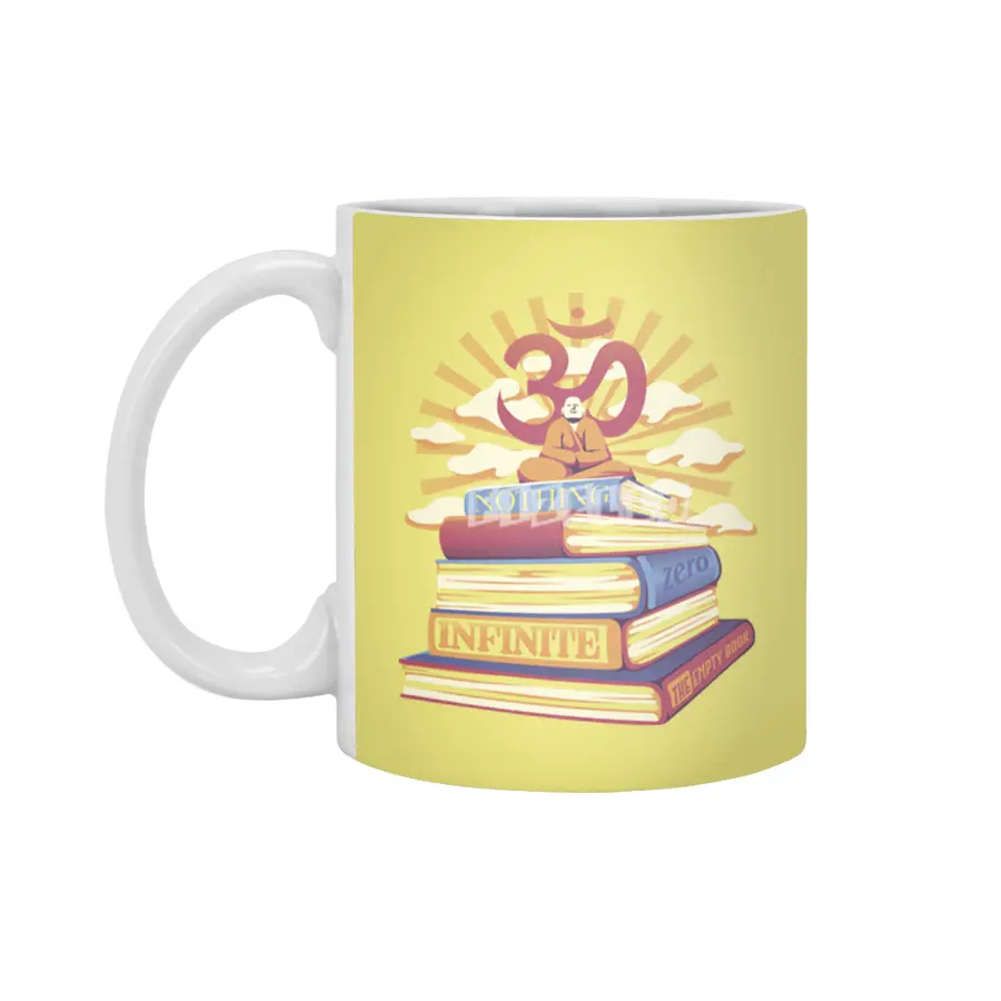 Book Lover Meditation Beyaz Kupa
