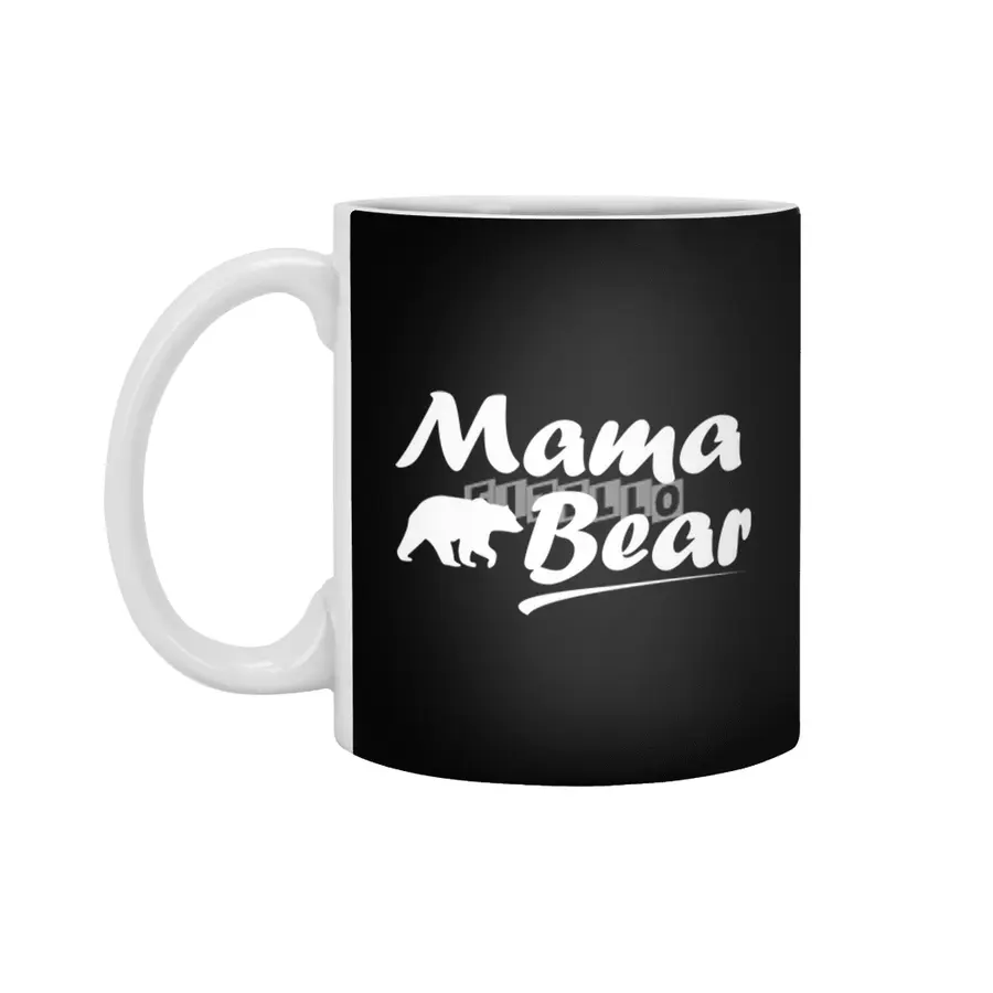 Mama Bear Mother's Day Shirt Mama Beyaz Kupa