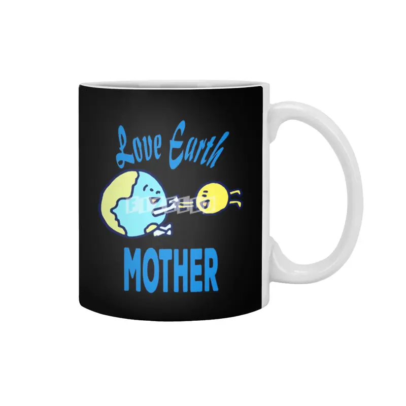 Love Earth Mother - Happy Earth Day gift mothers Beyaz Kupa