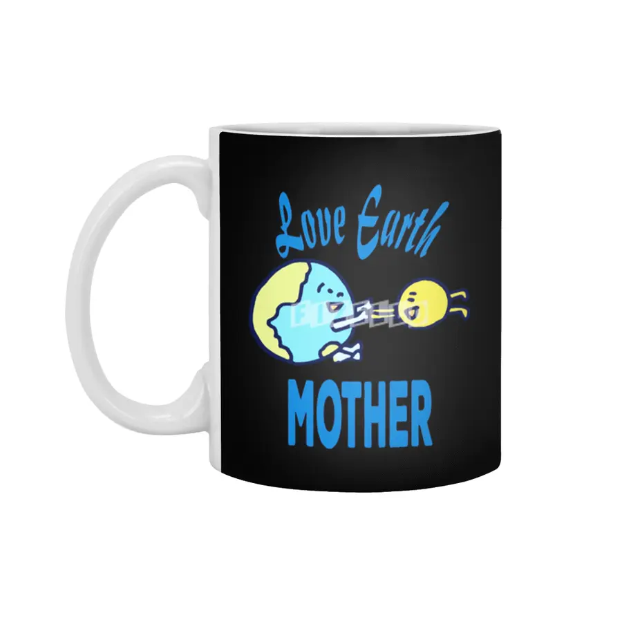 Love Earth Mother - Happy Earth Day gift mothers Beyaz Kupa