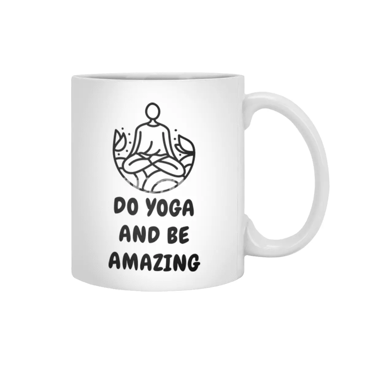 Amazing Yoga Cute Funny Shirt Good Vibes Spiritual Workout Meditation Gym Chakra Yogi Mindfulness Beyaz Kupa