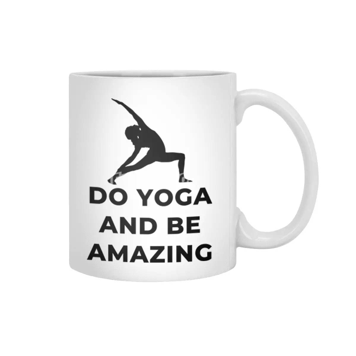 Be Amazing Yoga Cute Funny Beyaz Kupa