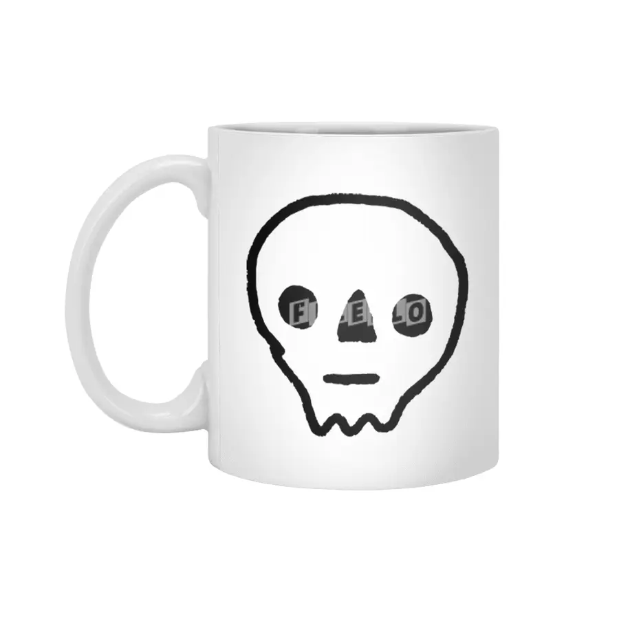 Skull Beyaz Kupa