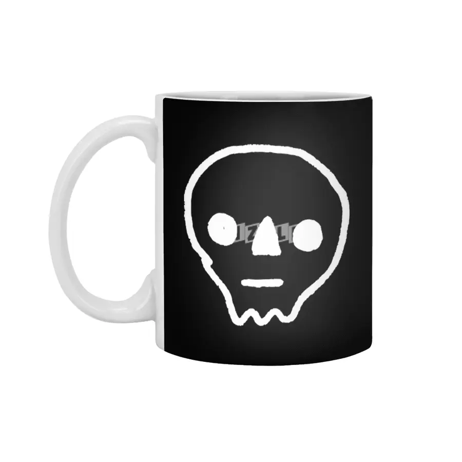Skull Beyaz Kupa