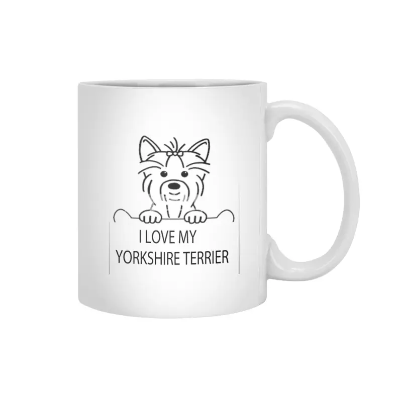 Yorkshire Terrier Beyaz Kupa