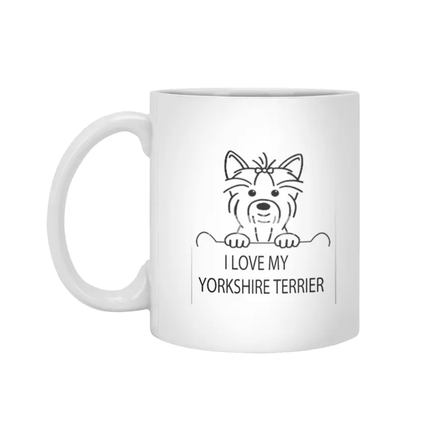 Yorkshire Terrier Beyaz Kupa