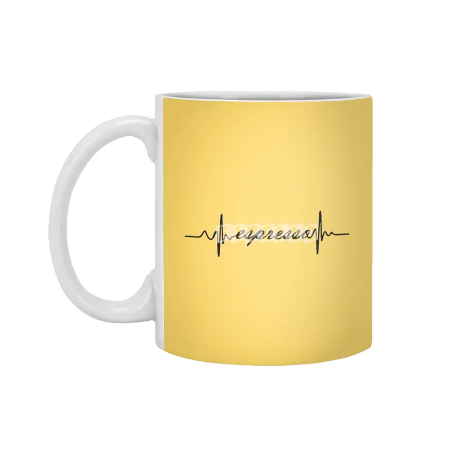Espresso Heartbeat Beyaz Kupa