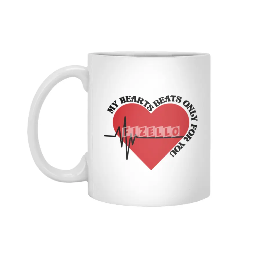 heartbeat and quotes Beyaz Kupa