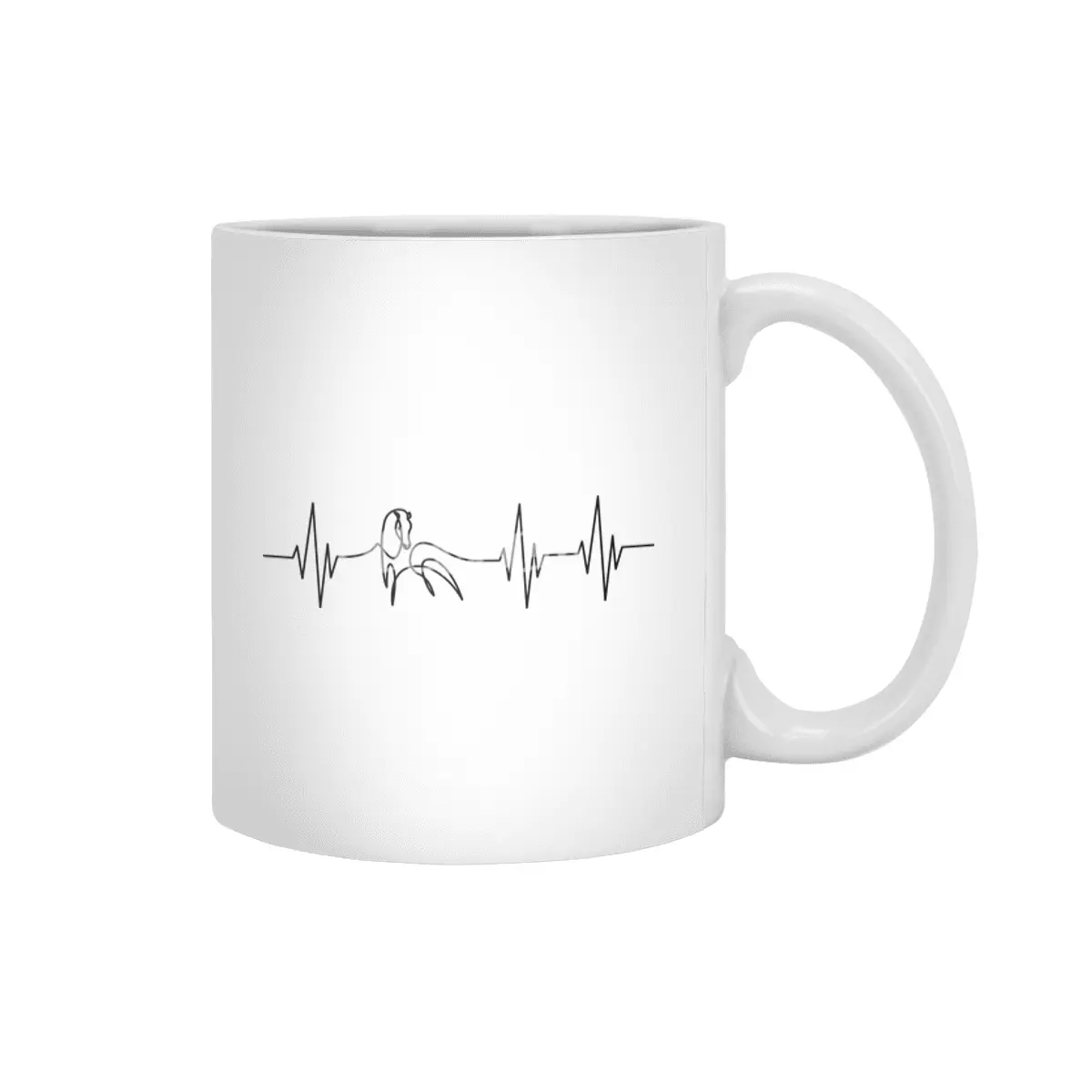 Horses Heartbeat Rider Rider Pulse Ponny Beyaz Kupa