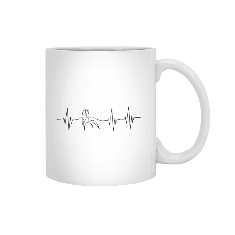 Horses Heartbeat Rider Rider Pulse Ponny Beyaz Kupa