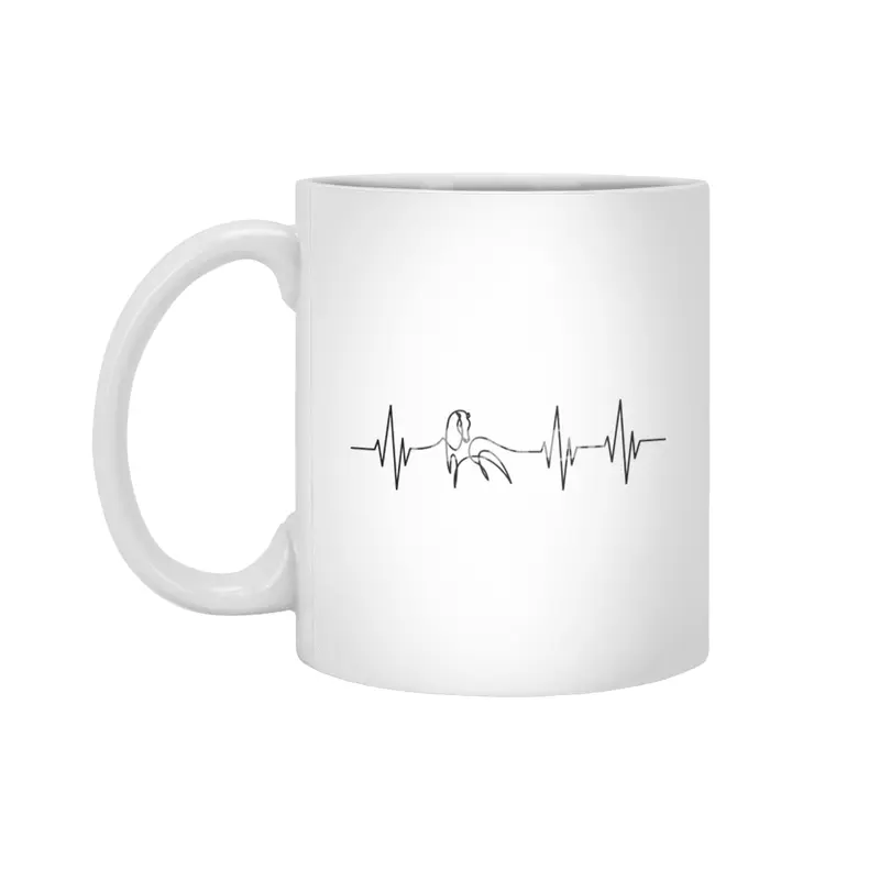 Horses Heartbeat Rider Rider Pulse Ponny Beyaz Kupa