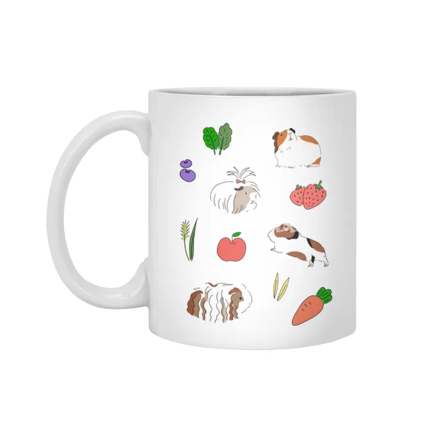 Guinea pigs and treats Beyaz Kupa