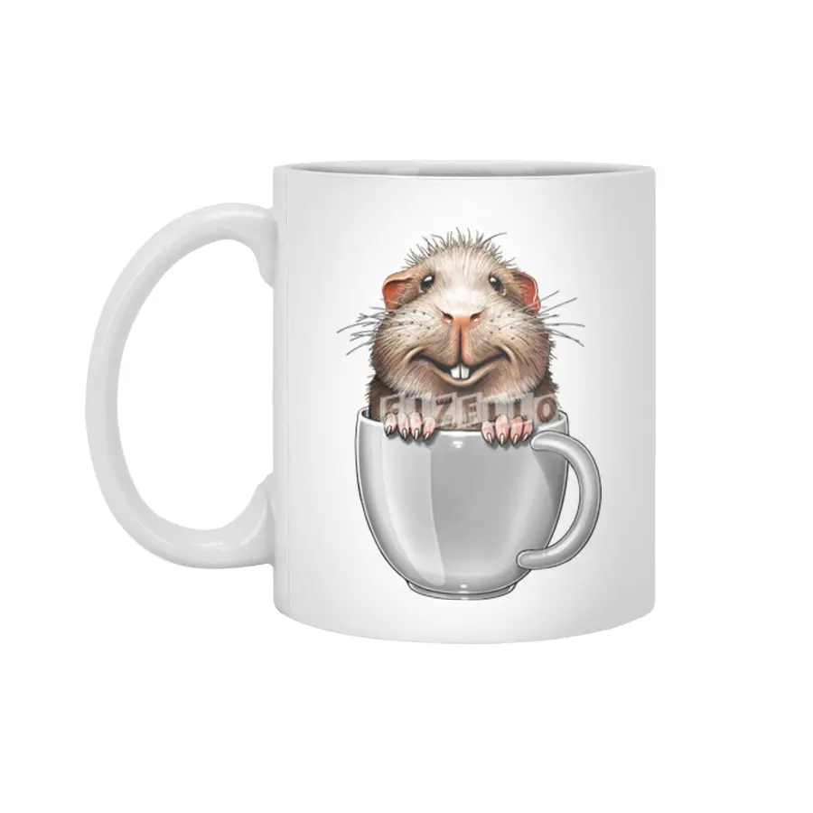 Guinea Pigs In The Cup Beyaz Kupa