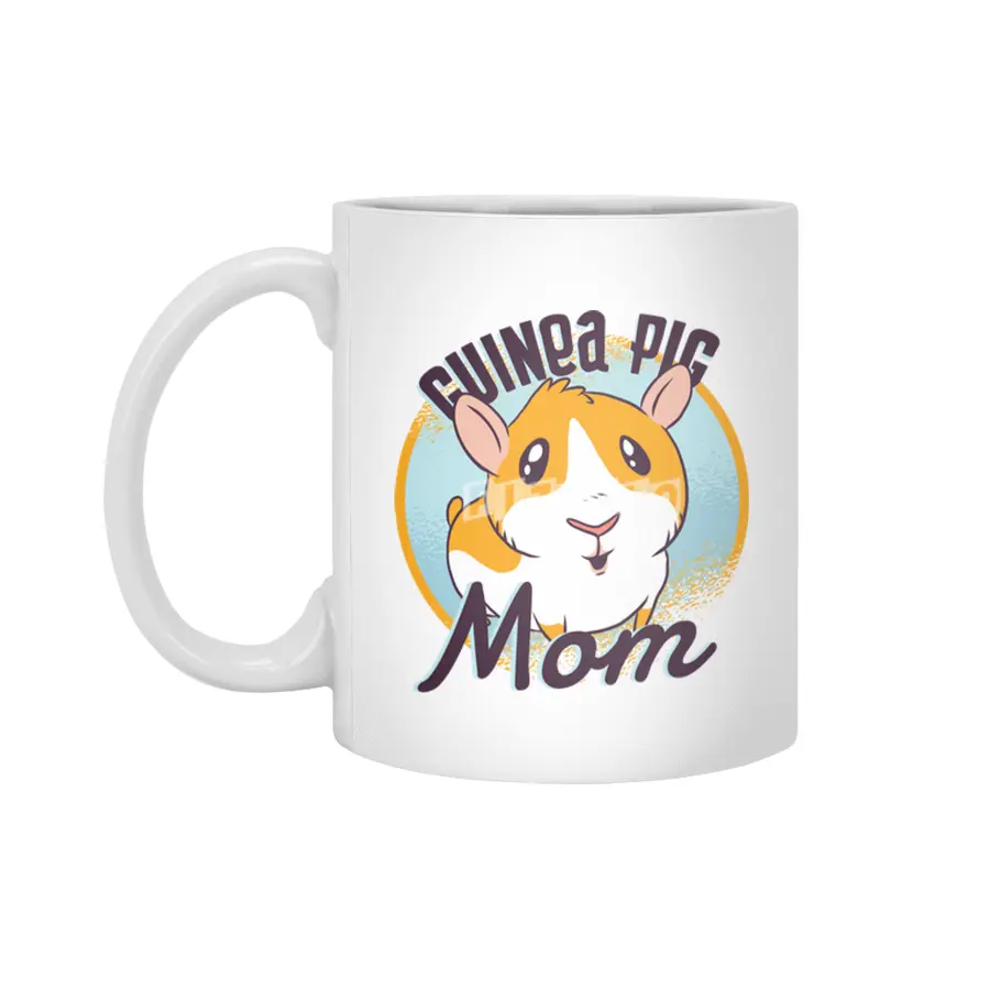 Guinea Pig Mom Guinea Beyaz Kupa