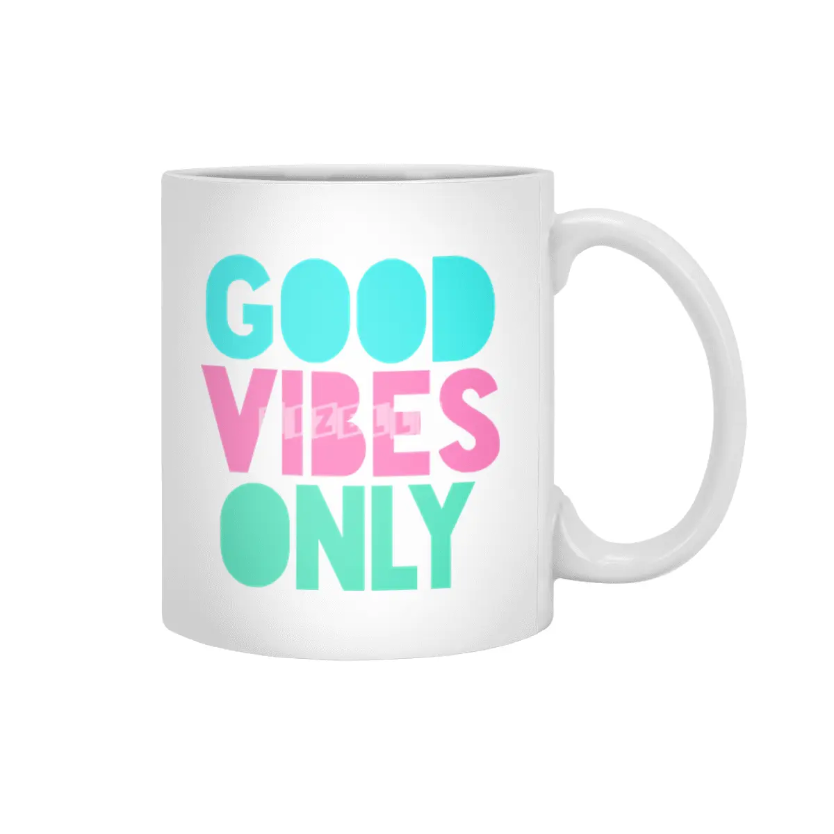 Pastel Good Vibes Only Beyaz Kupa