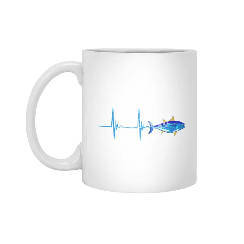 bluefin tuna heartbeat Beyaz Kupa