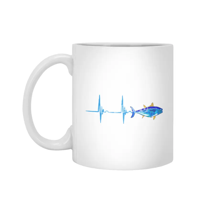 bluefin tuna heartbeat Beyaz Kupa