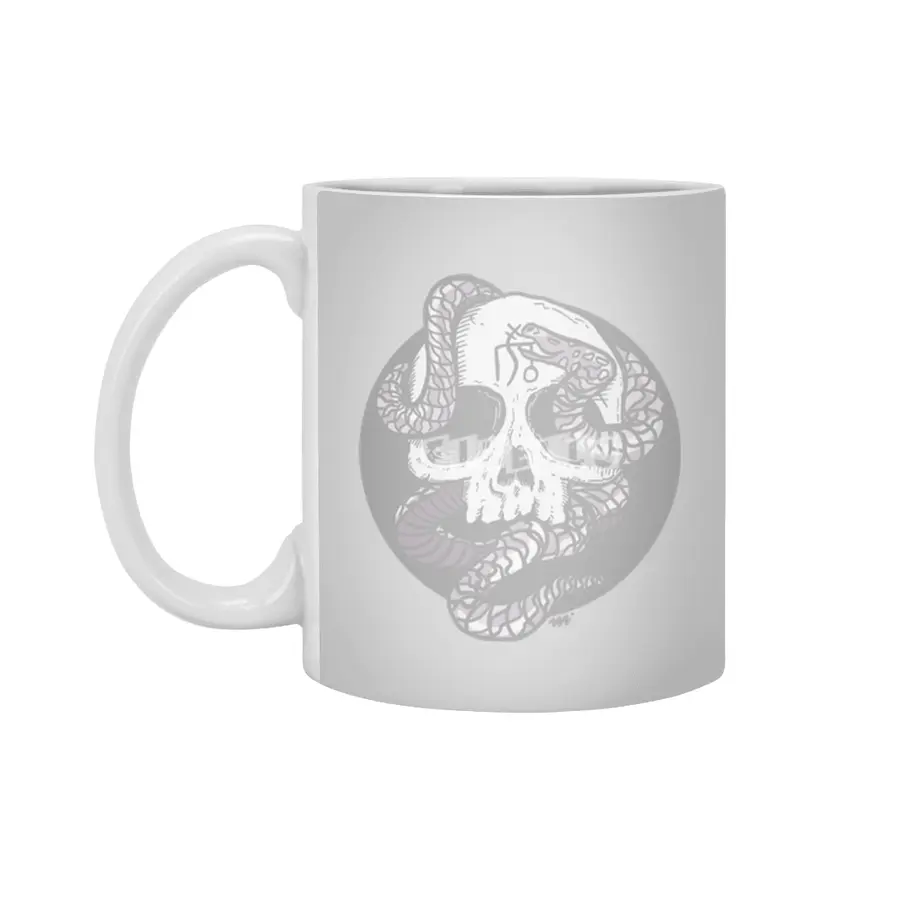 SM Skull Beyaz Kupa