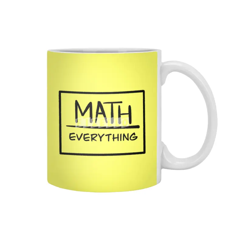 Math Above Everything Beyaz Kupa