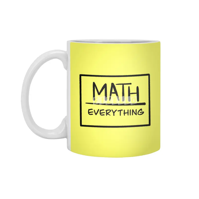 Math Above Everything Beyaz Kupa